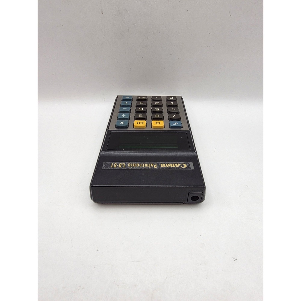 Vintage CANON Palmtronic Calculator LD-81 VFD Green Led Retro Computer Japan - Picture 8 of 11
